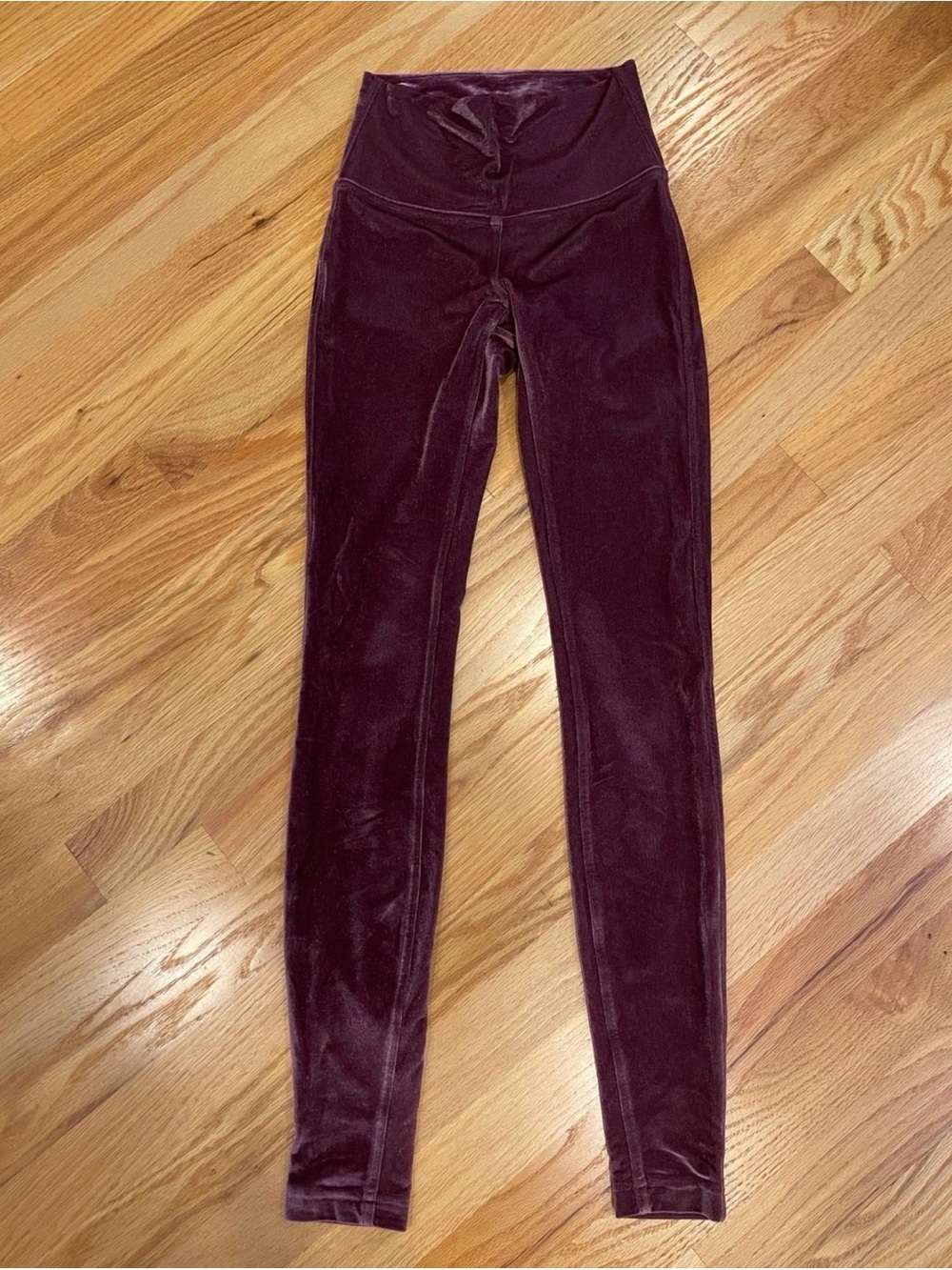 lululemon athletica Velvet High-Rise Leggings - Deep Wine